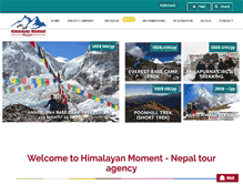 Tablet Screenshot of himalayanmoment.com